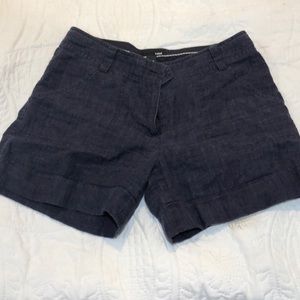 Navy blue linen shirt from h and m